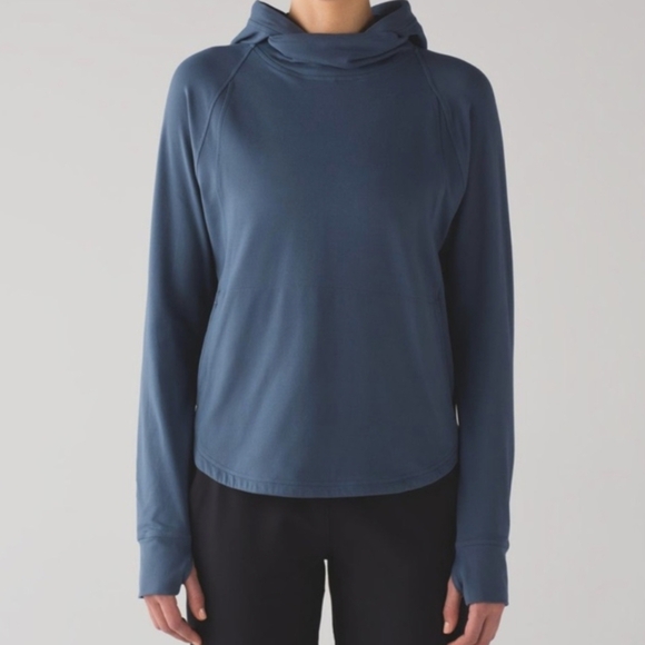 Lululemon Pick Up The Pace Long Sleeve Astro Blue Size 4 Rulu - Picture 2 of 9